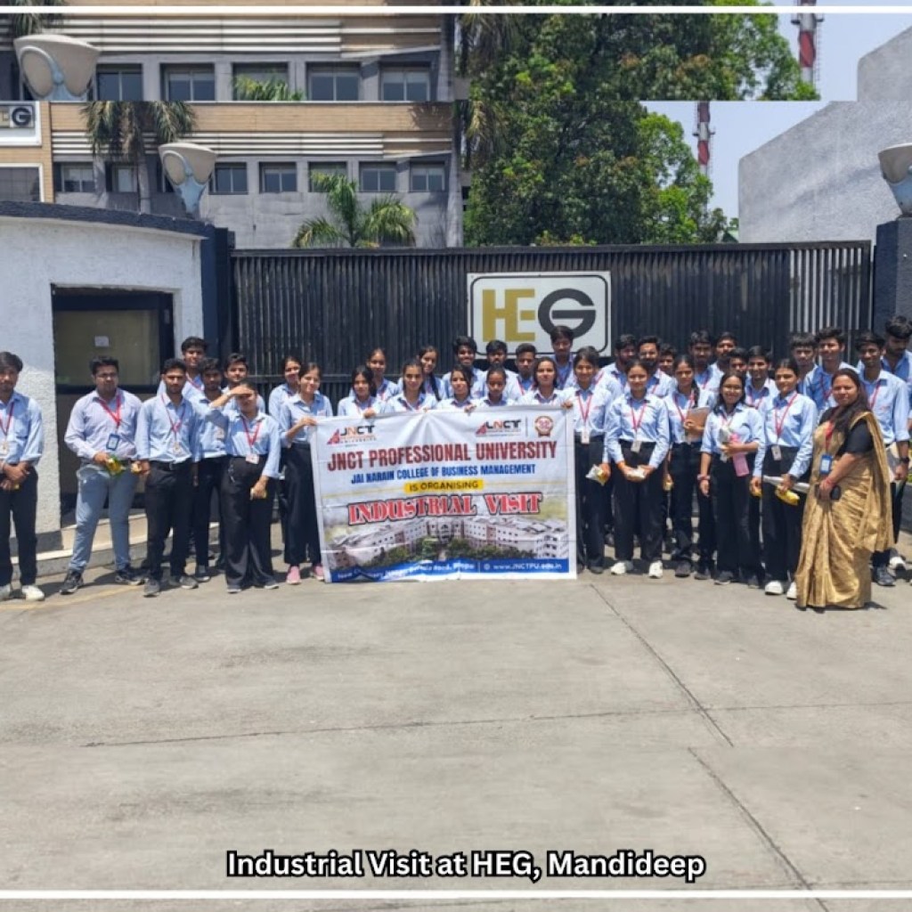 JNCBM Students Industrial Visit at HEG, Mandideep JNCBM Students Industrial Visit at HEG, Mandideep