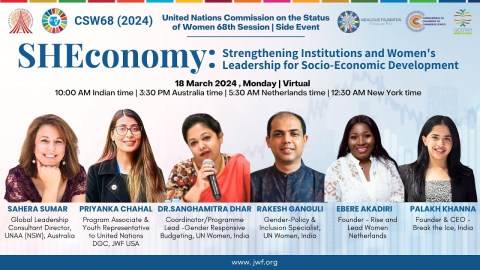 SHEconomy: Strengthening Institutions and Women's Leadership for Socio-Economic Development SHEconomy: Strengthening Institutions and Women's Leadership for Socio-Economic Development