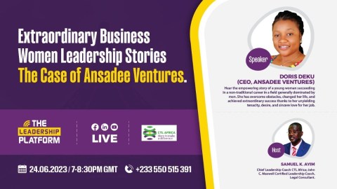 EXTRAORDINARY BUSINESS WOMEN LEADERSHIP STORIES( THE CASE OF ANSADEE VENTURES) EXTRAORDINARY BUSINESS WOMEN LEADERSHIP STORIES( THE CASE OF ANSADEE VENTURES)