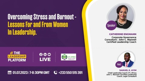 OVERCOMING STRESS AND BURNOUT – LESSONS FOR AND FROM WOMEN IN LEADERSHIP OVERCOMING STRESS AND BURNOUT – LESSONS FOR AND FROM WOMEN IN LEADERSHIP