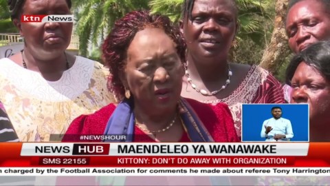 Women leaders call on government no to do away with women led organizations Women leaders call on government no to do away with women led organizations