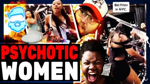 Lunatic Women DESTROY Business Over .75 While Crowd Films It Lunatic Women DESTROY Business Over .75 While Crowd Films It