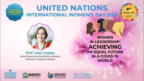 Women’s leadership in higher education institutions – Professor Liisa Laakso Women’s leadership in higher education institutions – Professor Liisa Laakso
