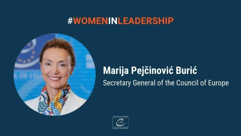 Council of Europe – Women in leadership – Marija Pejčinović Burić SG Council of Europe – Women in leadership – Marija Pejčinović Burić SG