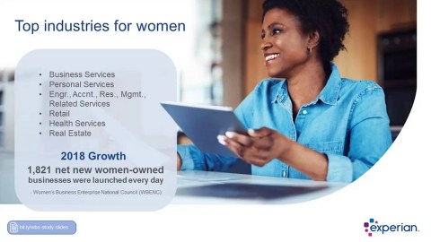 Experian – Women in Business Webinar Experian – Women in Business Webinar