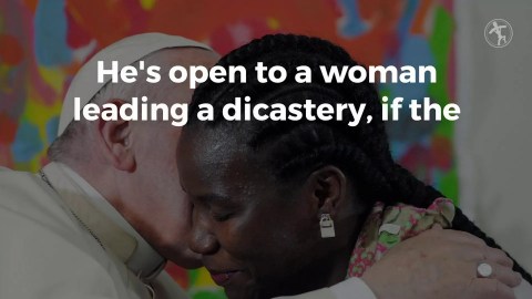 Pope says no to women priests, yes to women in Curial leadership Pope says no to women priests, yes to women in Curial leadership