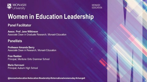 International Women's Day – Women in Education Leadership Panel International Women's Day – Women in Education Leadership Panel