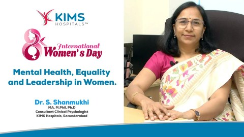 Mental health, Equality & Leadership in women | Dr S Shanmukhi Mental health, Equality & Leadership in women | Dr S Shanmukhi