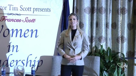 Sen. Tim Scott talks with Ivanka Trump during Women in Leadership event Sen. Tim Scott talks with Ivanka Trump during Women in Leadership event