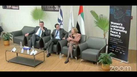 Women 's Leadership in Promoting Peace and Security", the Israeli Pavilion, Expo2020, Dubai Women 's Leadership in Promoting Peace and Security", the Israeli Pavilion, Expo2020, Dubai