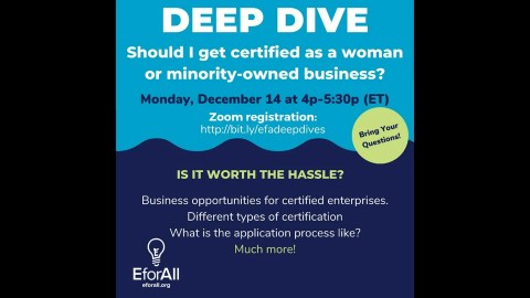 Getting Certified as a Minority/Woman Owned Business Getting Certified as a Minority/Woman Owned Business