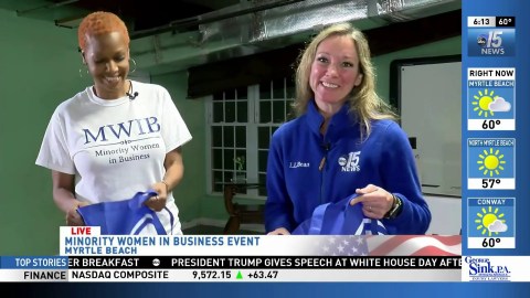 Amanda Live at Minority Women in Business event Amanda Live at Minority Women in Business event