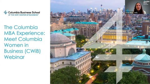 Meet Columbia Women in Business Webinar Meet Columbia Women in Business Webinar