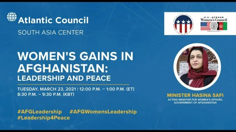 Women's gains in Afghanistan: Leadership and peace Women's gains in Afghanistan: Leadership and peace