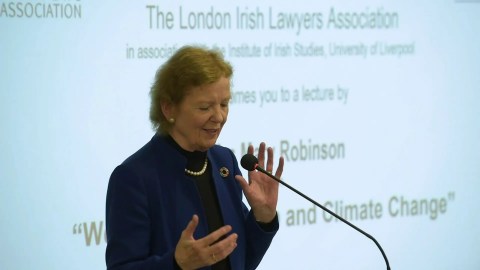 Mary Robinson: Women's Leadership and Climate Change Mary Robinson: Women's Leadership and Climate Change