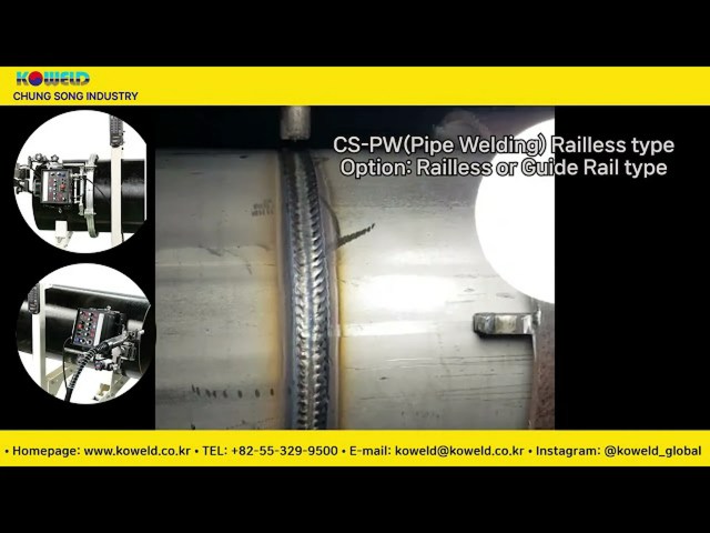 CS-PW. 무레일 파이프 자동용접캐리지 CS-PW. 무레일 파이프 자동용접캐리지