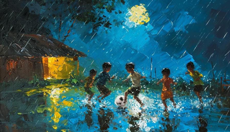 Cùng con vẽ ký ức tuổi thơ Cùng con vẽ ký ức tuổi thơ