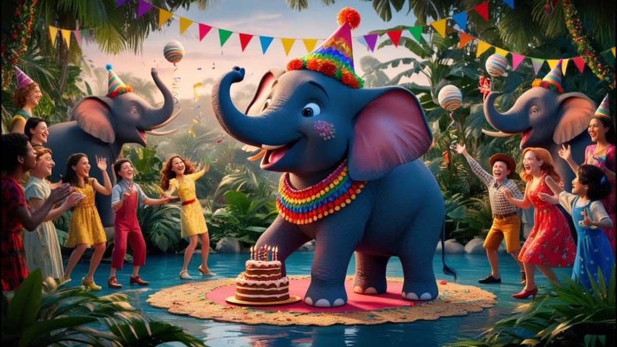 Happy Birthday Elephant Elle | S VIDEOS Animal Time Kids Songs | Animal Songs for Kids Happy Birthday Elephant Elle | S VIDEOS Animal Time Kids Songs | Animal Songs for Kids