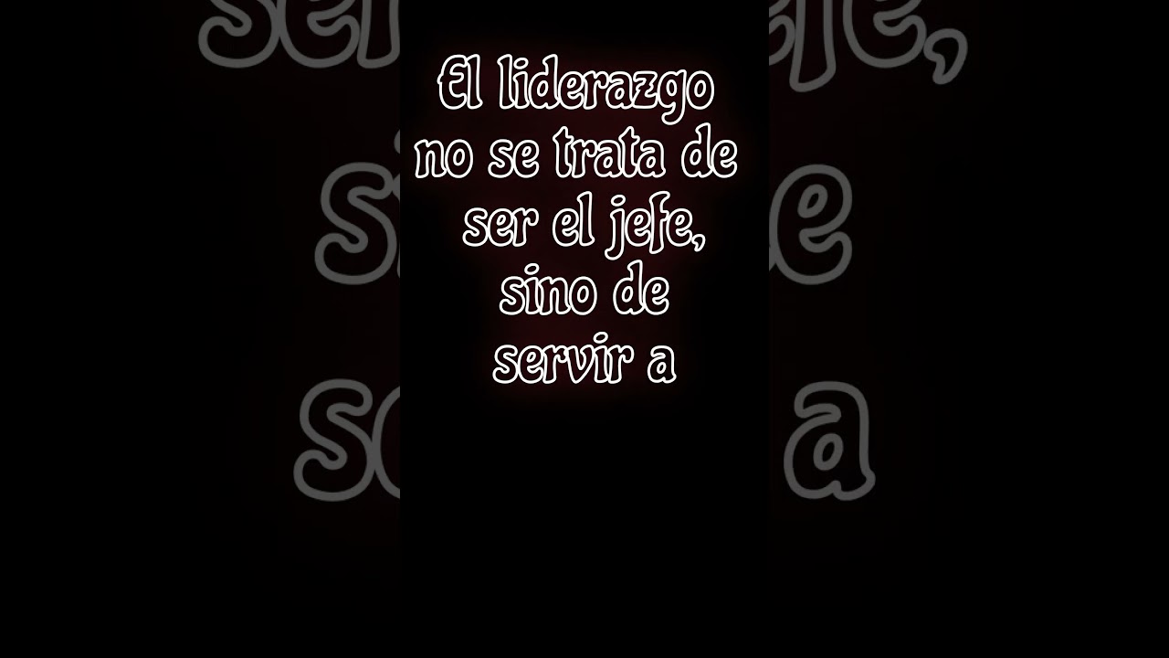 El liderazgo no se trata de ser el jefe, sino de servir a aquellos a quienes lideras El liderazgo no se trata de ser el jefe, sino de servir a aquellos a quienes lideras