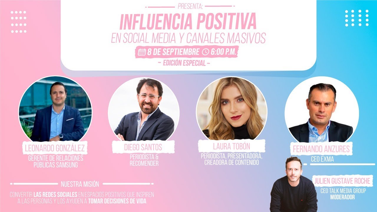 Live l Hablando de Influencia positiva l Edición especial Be Happy Fest Live l Hablando de Influencia positiva l Edición especial Be Happy Fest