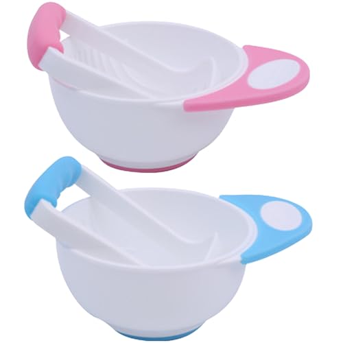 Babynahrung Stamper und Babyschalen, 2 eingestellt Babynahrung Stamper und Babyschalen, 2 eingestellt