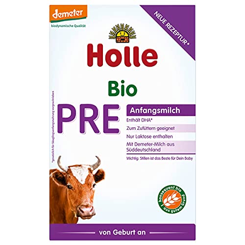 Holle – Pre-Anfangsmilch – 0,4 kg – 5er Pack Holle – Pre-Anfangsmilch – 0,4 kg – 5er Pack