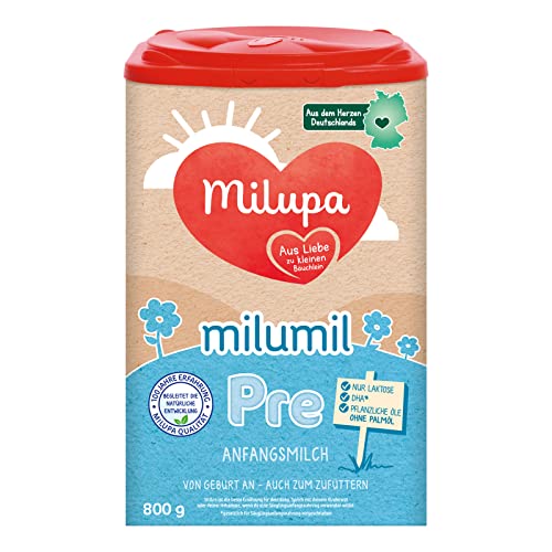 Milupa Milumil Pre – Anfangsmilch von Geburt an – Milupa Milumil Pre – Anfangsmilch von Geburt an –