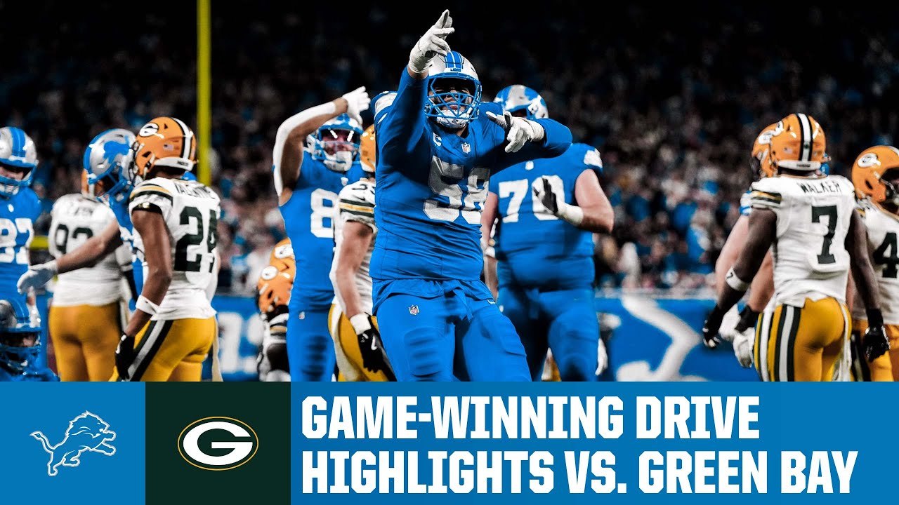 Entire GAME-WINNING DRIVE from Lions 34-31 walk-off win against the Green Bay Packers | NFL Week 14 Entire GAME-WINNING DRIVE from Lions 34-31 walk-off win against the Green Bay Packers | NFL Week 14