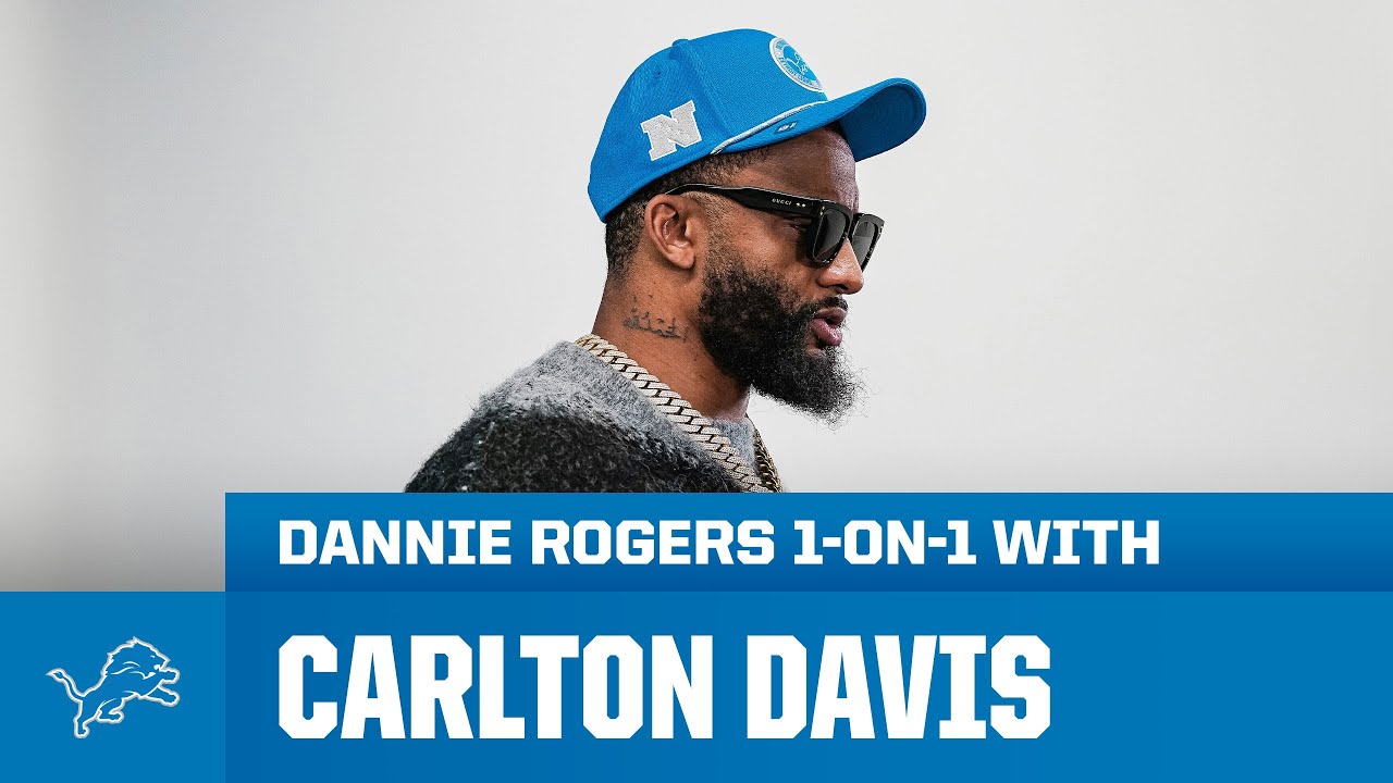 1 on 1 with CB Carlton Davis III | Detroit Lions 1 on 1 with CB Carlton Davis III | Detroit Lions