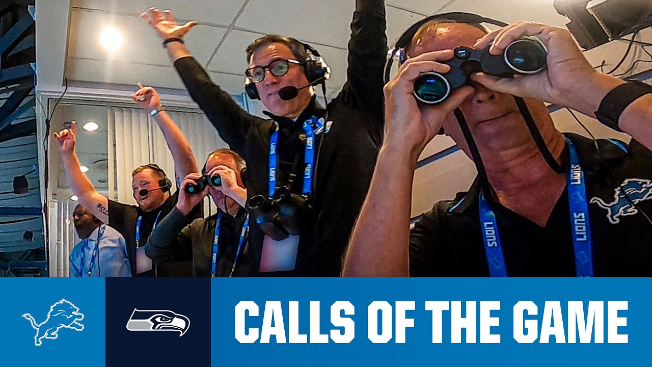 Calls of the Game: Lions win a shootout on Monday Night Football | Lions vs. Seahawks Calls of the Game: Lions win a shootout on Monday Night Football | Lions vs. Seahawks