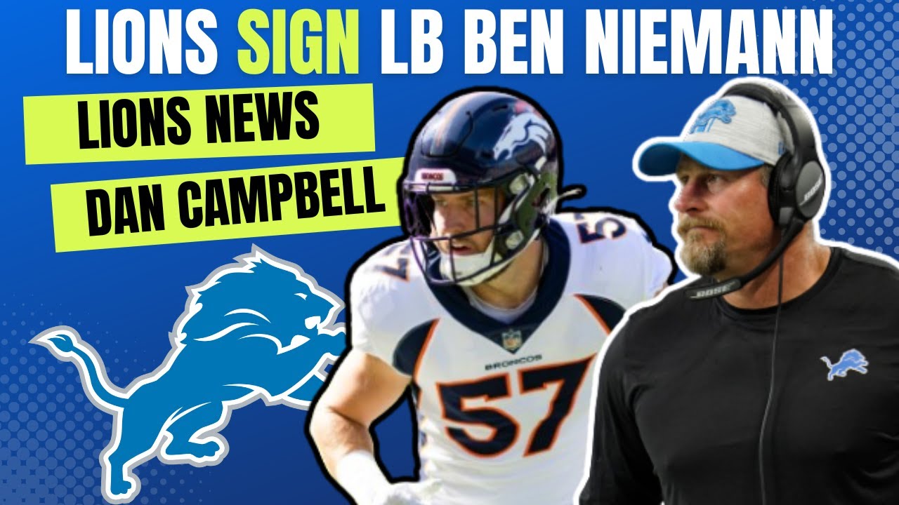 Detroit Lions News: Lions Sign LB Ben Niemann, Alim McNeill & D.J. Reader, Dan Campbell Team Ready Detroit Lions News: Lions Sign LB Ben Niemann, Alim McNeill & D.J. Reader, Dan Campbell Team Ready