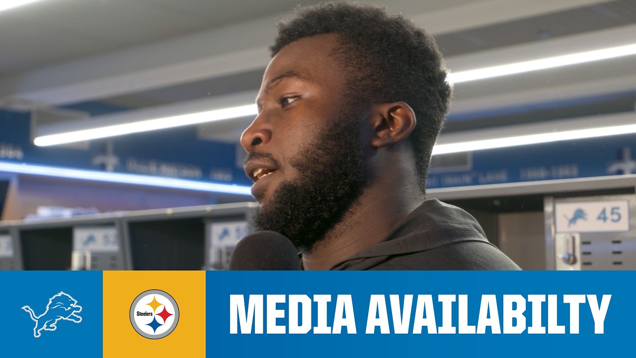 Detroit Lions players meet with the media postgame | 2024 NFL Preseason Week 3: Lions vs Steelers Detroit Lions players meet with the media postgame | 2024 NFL Preseason Week 3: Lions vs Steelers