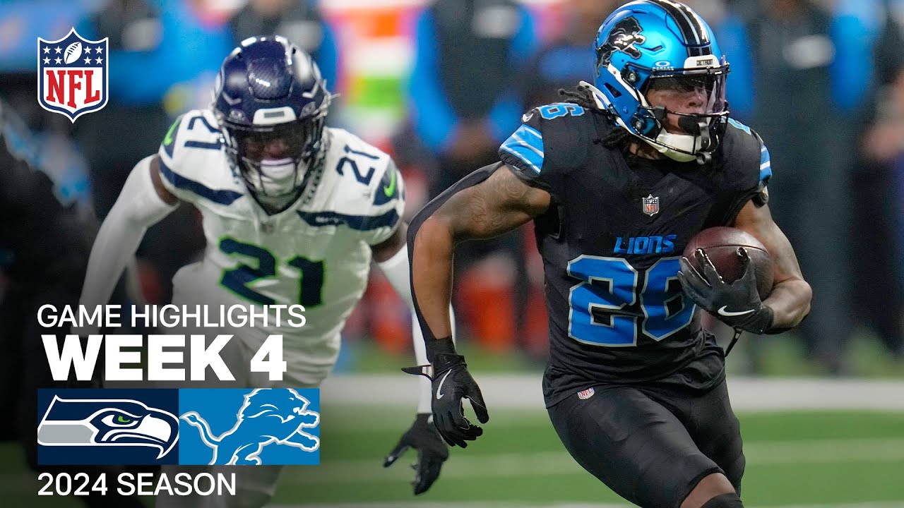 Seattle Seahawks vs. Detroit Lions | 2024 Week 4 Game Highlights Seattle Seahawks vs. Detroit Lions | 2024 Week 4 Game Highlights