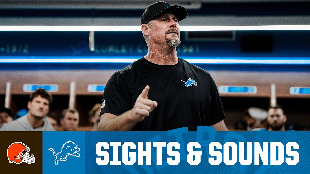 Sights & Sounds: Dan Campbell MIC’D UP for Detroit’s win vs Cleveland | 2025 Week 4: Lions vs Browns Sights & Sounds: Dan Campbell MIC’D UP for Detroit’s win vs Cleveland | 2025 Week 4: Lions vs Browns