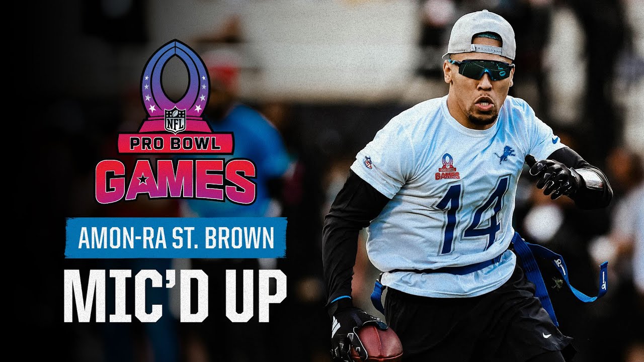 Amon-Ra St. Brown Mic’d Up at the Pro Bowl Games Amon-Ra St. Brown Mic’d Up at the Pro Bowl Games