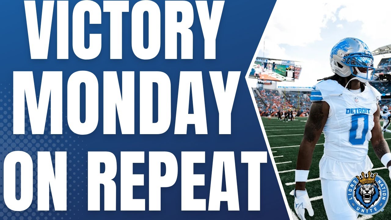 Just Another Victory Monday! Detroit Lions Whip Cincinnati Bengals Just Another Victory Monday! Detroit Lions Whip Cincinnati Bengals