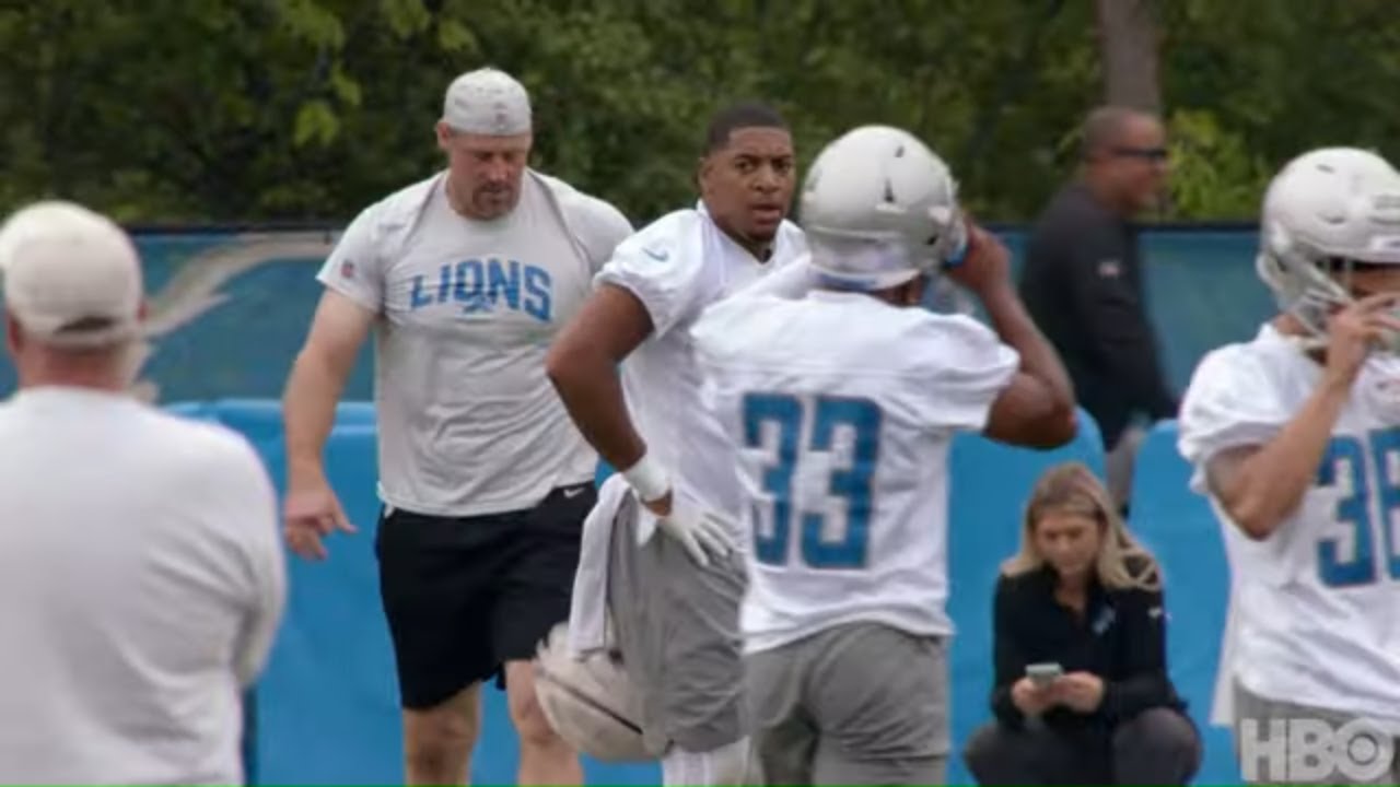 Head Coach Dan Campbell Joins Team In on Field Workout | Hard Knocks Detroit Lions Head Coach Dan Campbell Joins Team In on Field Workout | Hard Knocks Detroit Lions