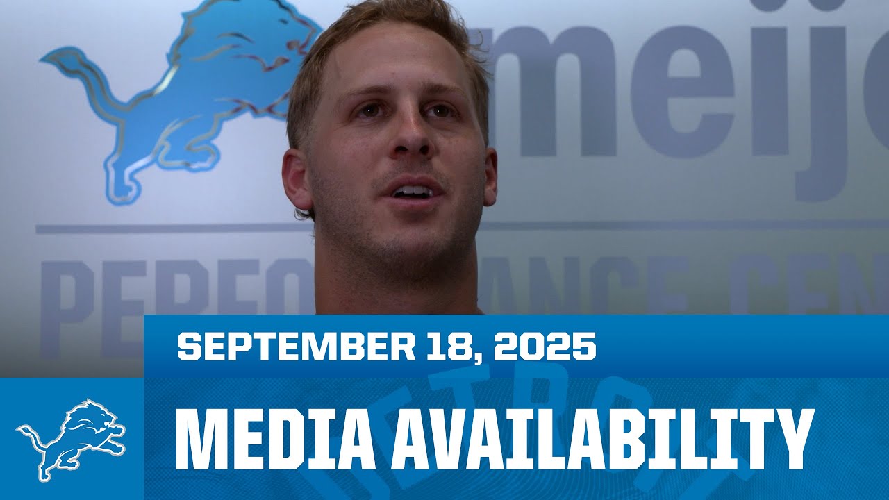 Detroit Lions players meet with the media | September 18, 2025 Detroit Lions players meet with the media | September 18, 2025