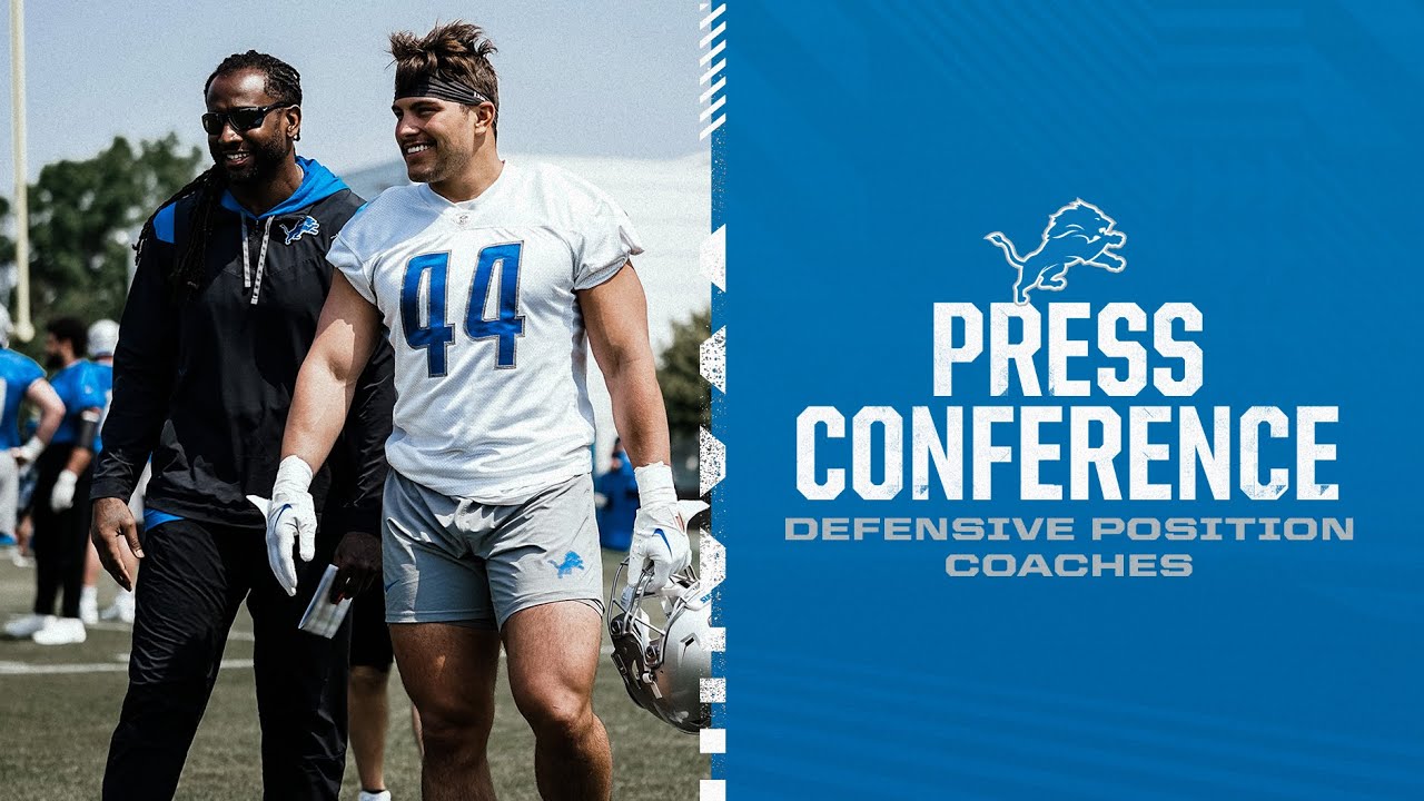 Defensive position coaches meet with the media on June 12 Defensive position coaches meet with the media on June 12