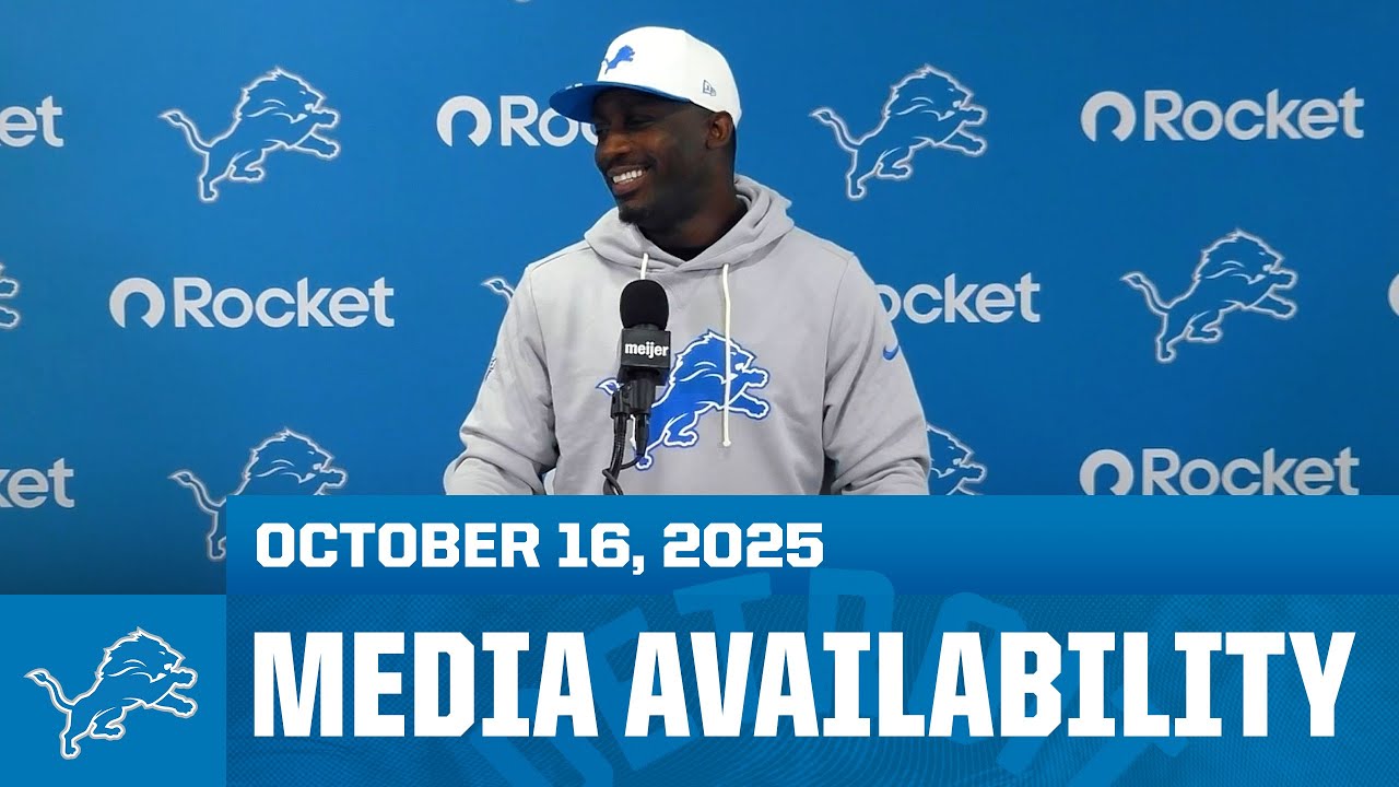 Detroit Lions assistant coaches meet with the media | October 16, 2025 Detroit Lions assistant coaches meet with the media | October 16, 2025