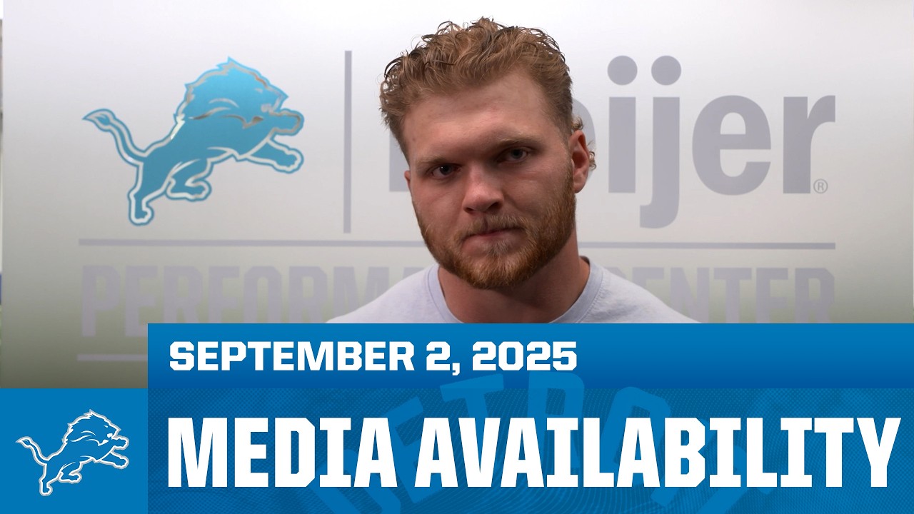 Detroit Lions players meet with the media | September 2, 2025 Detroit Lions players meet with the media | September 2, 2025