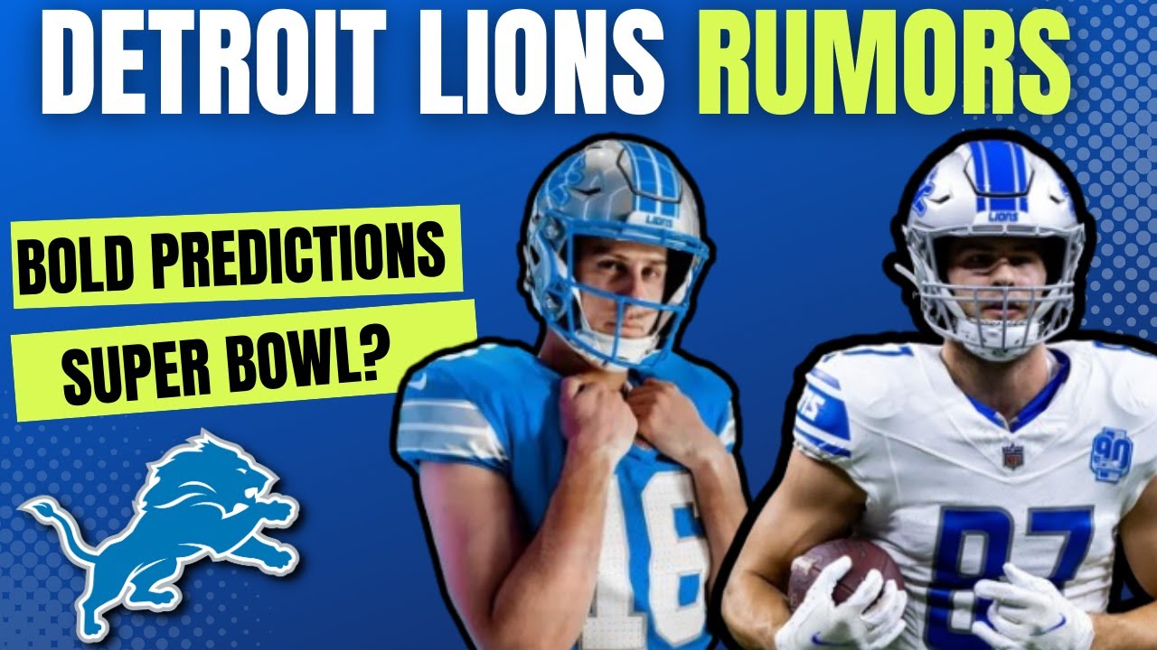 Detroit Lions Rumors: Jared Goff Disrespect, Lions Super Bowl Prediction? Bold Predictions For 2024 Detroit Lions Rumors: Jared Goff Disrespect, Lions Super Bowl Prediction? Bold Predictions For 2024