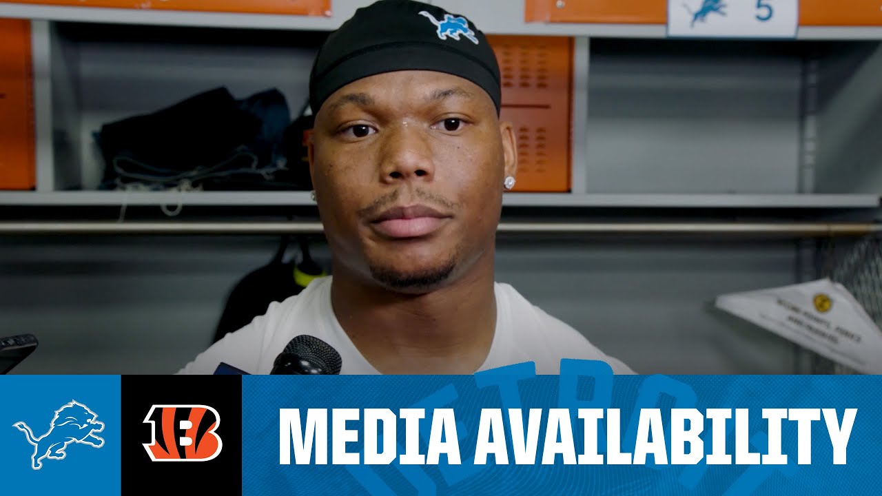 Detroit Lions players meet with the media | 2025 NFL Regular Season Week 5: Lions at Bengals Detroit Lions players meet with the media | 2025 NFL Regular Season Week 5: Lions at Bengals