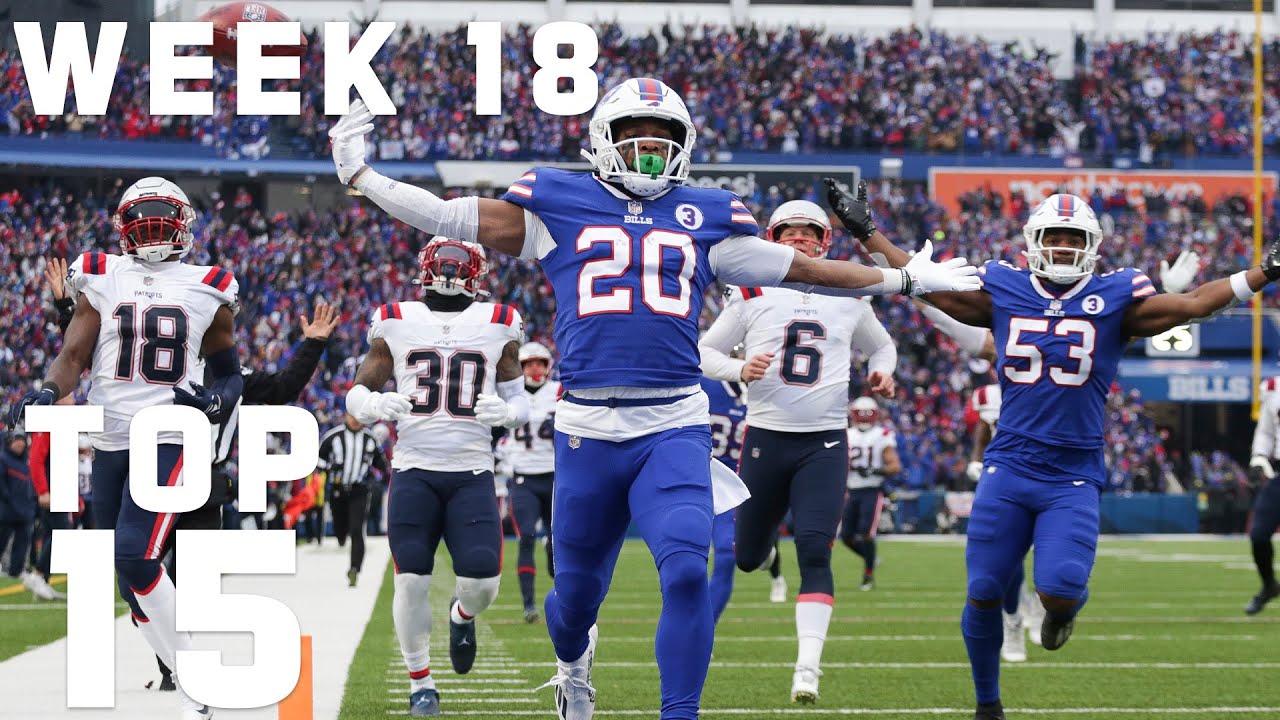 Top 15 Plays | NFL Week 18 2022 Season Top 15 Plays | NFL Week 18 2022 Season