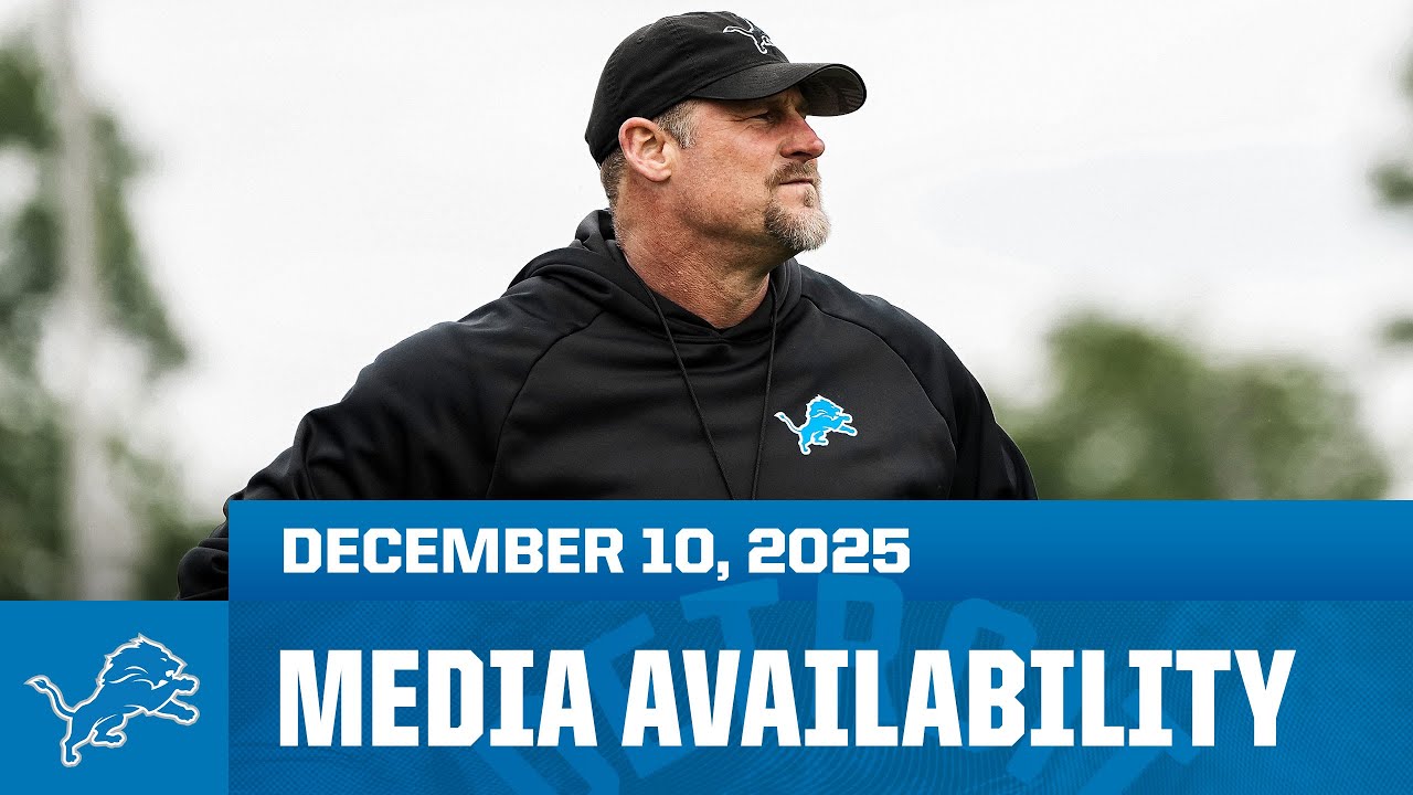Dan Campbell Press Conference | Dec. 10, 2025 Dan Campbell Press Conference | Dec. 10, 2025