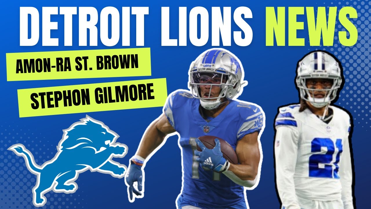 Detroit Lions News: Sign Stephon Gilmore? Sign Jake Bates? Amon-Ra St. Brown Extention + Mock Draft Detroit Lions News: Sign Stephon Gilmore? Sign Jake Bates? Amon-Ra St. Brown Extention + Mock Draft