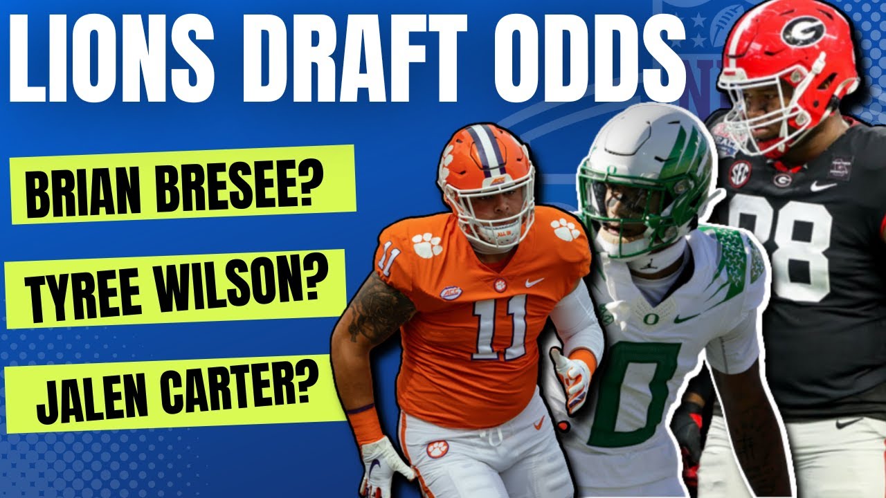 Detroit Lions Draft Odds: Brian Bresee #1 To The Lions? Detroit Odds To Draft DT Jalen Carter? Detroit Lions Draft Odds: Brian Bresee #1 To The Lions? Detroit Odds To Draft DT Jalen Carter?