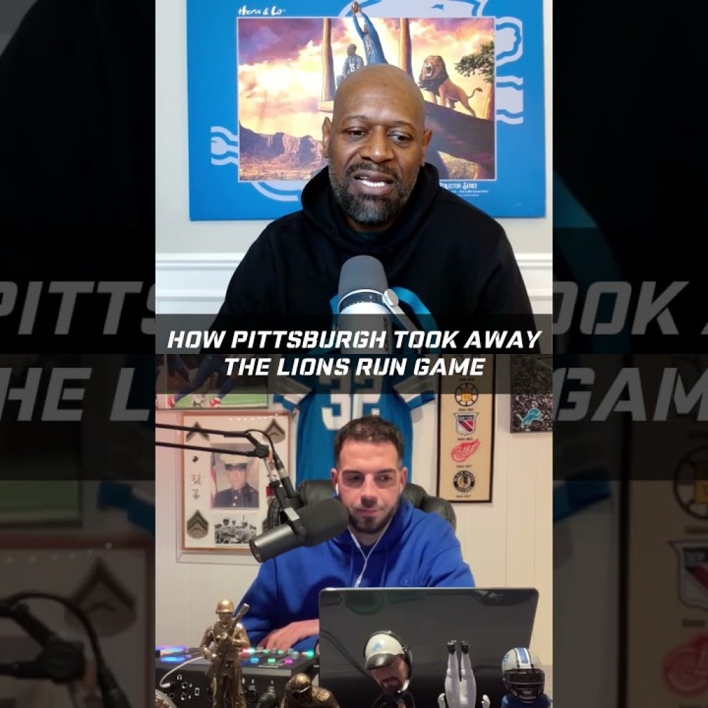 How Pittsburgh Took Away the Lions Run Game #lions #nfl #steelers How Pittsburgh Took Away the Lions Run Game #lions #nfl #steelers
