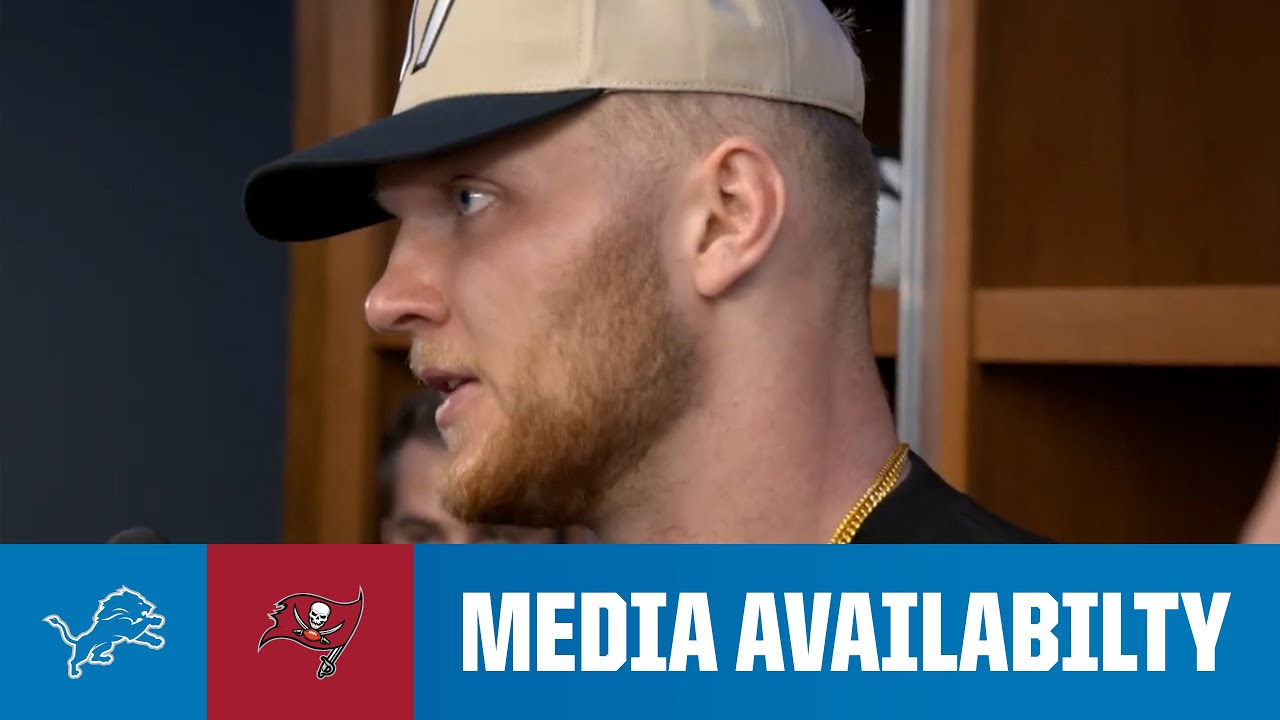 Detroit Lions players meet with the media | 2024 NFL Regular Season Week 2: Lions vs Buccaneers Detroit Lions players meet with the media | 2024 NFL Regular Season Week 2: Lions vs Buccaneers
