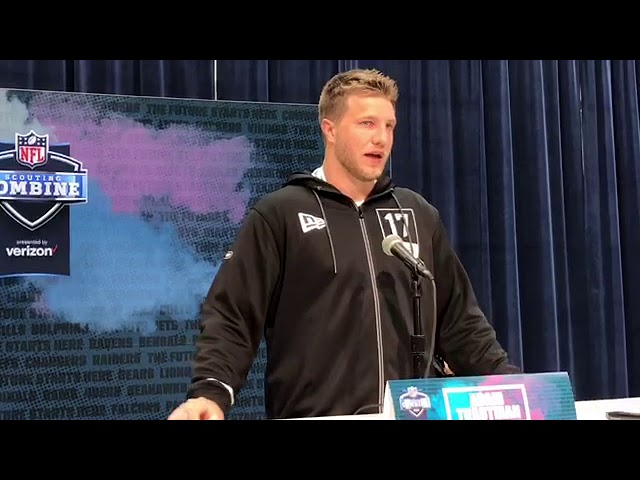 Dayton TE Adam Trautman: I’d be very comfortable in Lions’ offense Dayton TE Adam Trautman: I’d be very comfortable in Lions’ offense